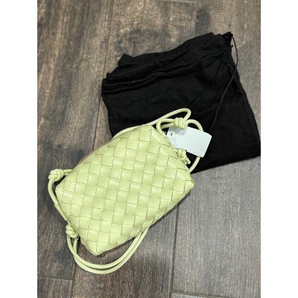 Bottega Veneta Mini Loop Bag Fennel Green Gold | NWT Retails $2300